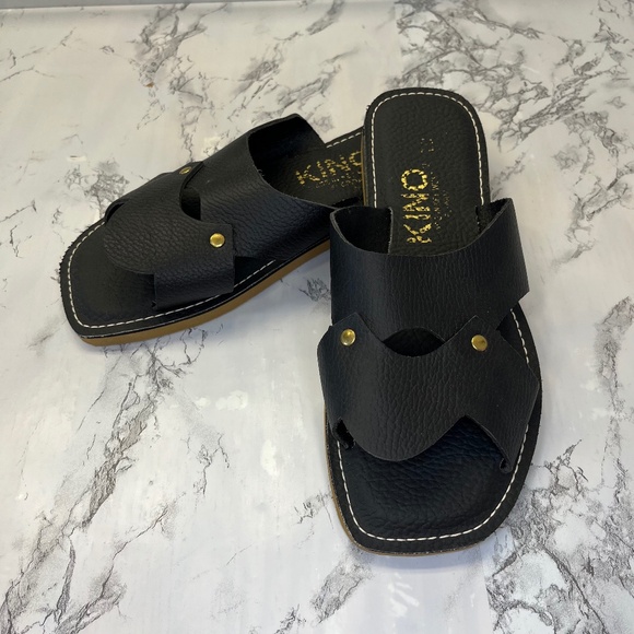 Kino Sandals Mens Chancleta Brown Size 9 New NWOT RUNS SMALL - Picture 1 of 6